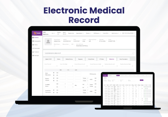 Electronic Medical Record for Eye Care