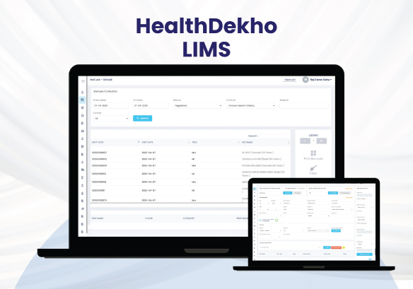 HealthDekho LIMS Dashboard